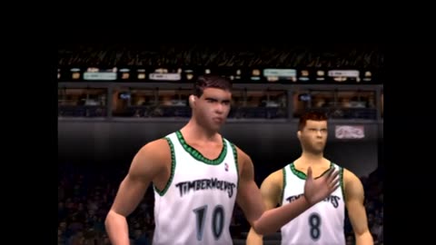 NBA Live 2001 (Ps2) Indiana Pacers vs Minnesota Timberwolves Part1