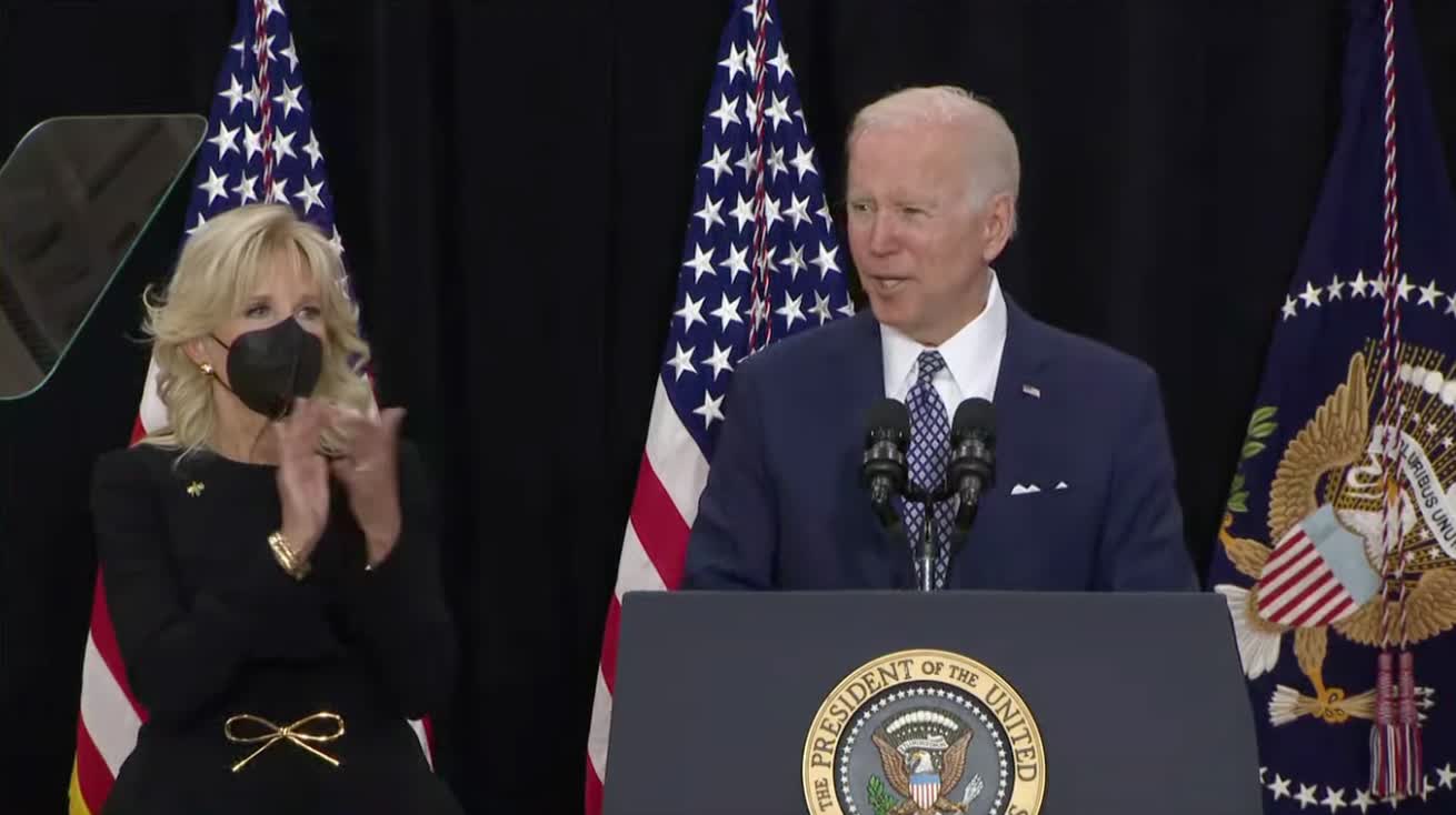 Biden: “I condemn those who spread the lie for power, political gain, and for profit.”