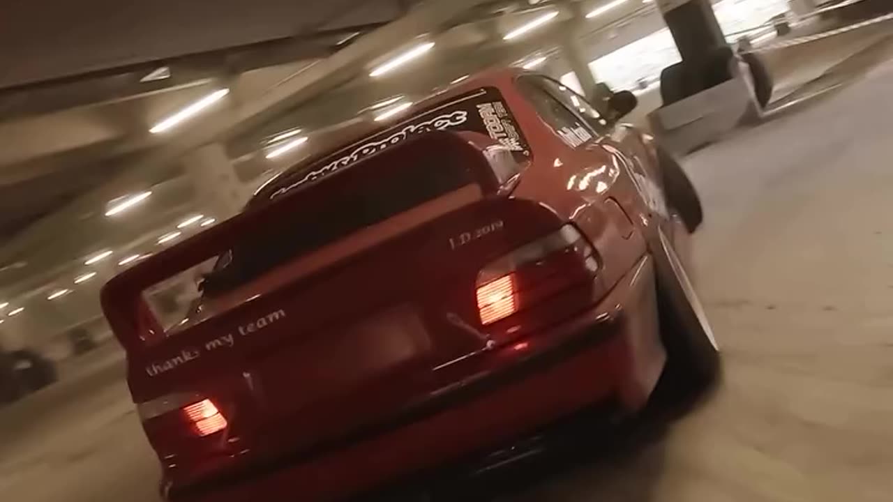 Drifting in garage