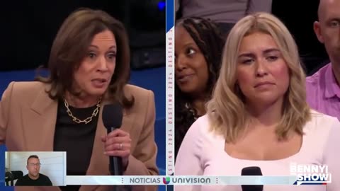 Kamala CAUGHT Using Teleprompter Town Hall?! | Audience Recites SCRIPTED Answers ON CAMERA?