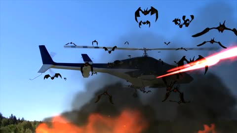 GAZA Strip gets Destroyed by Airwolf: created by: James D. Davis