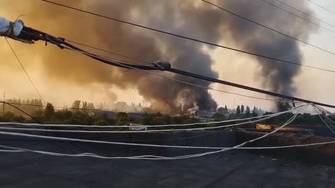 Ukrainian artillery strike on Donetsk 2
