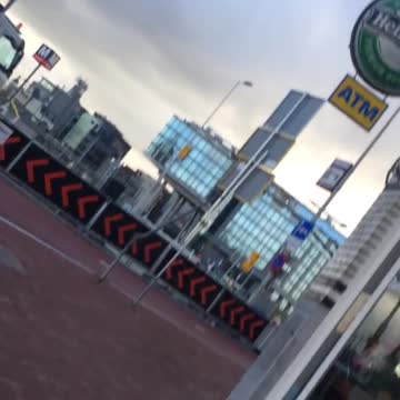 Early morning walk while shopping for weed