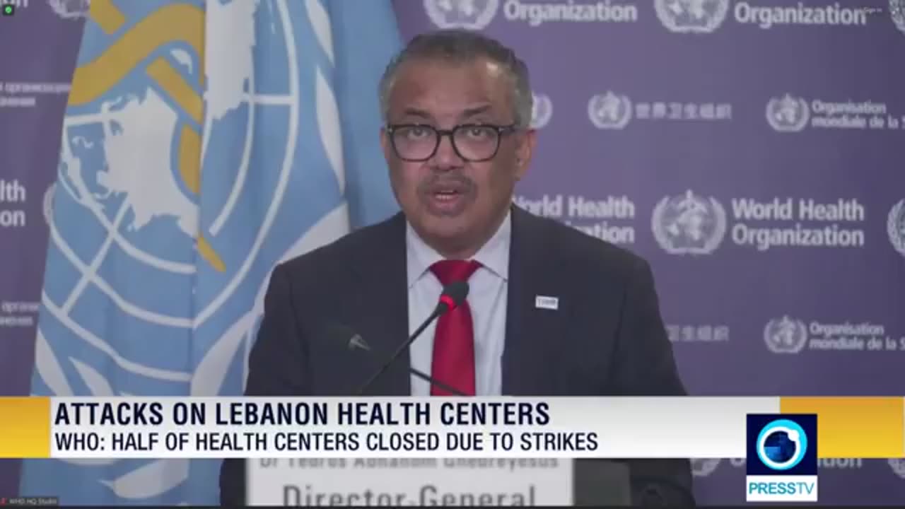 Chief of the World Health Organization says half of Lebanon’s health care centers have closed