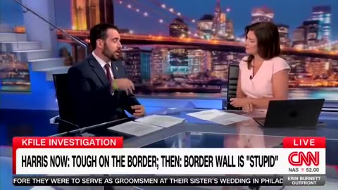 CNN Confirms Kamala Harris is using President Trump's wall in her border ads.