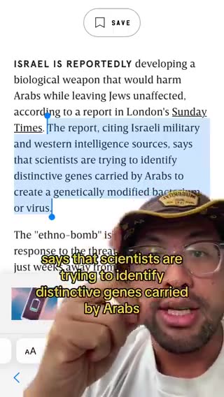 Israel biological bomb
