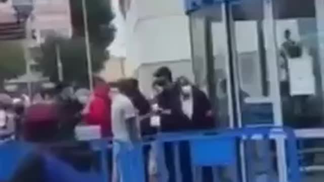 France: Woman Assaulted by (2) Men for Trying to Enter Grocery Store