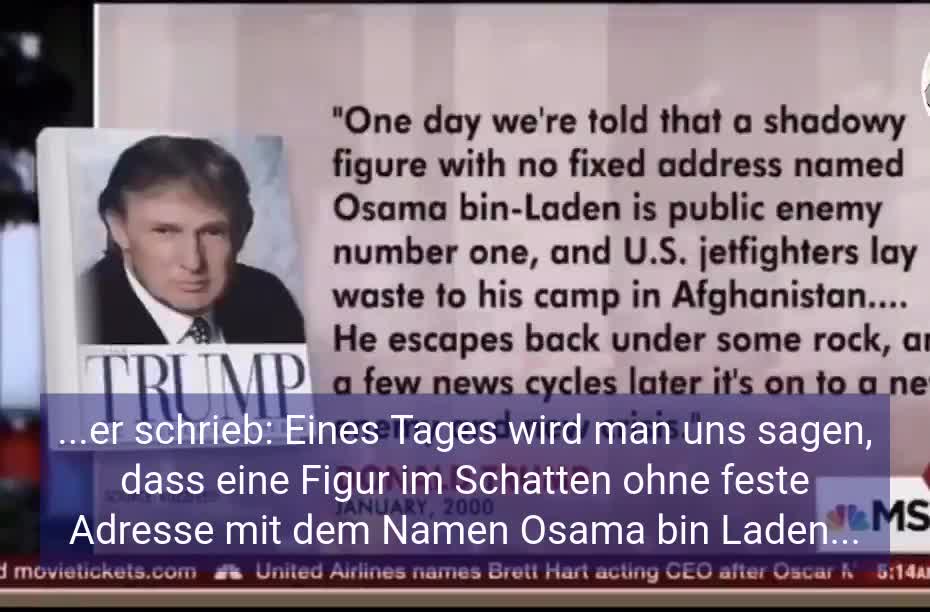 Trump vor 9/11 zu Bin Laden