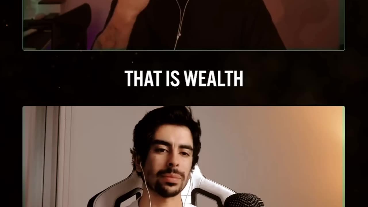 The definition of a wealthy person.