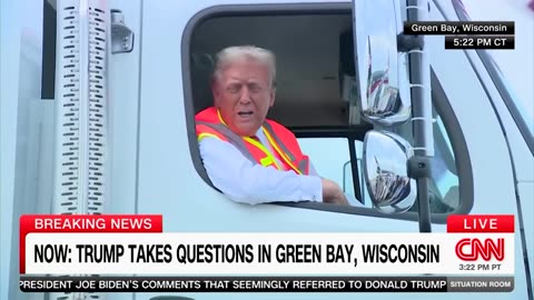 Trump Drives TRASH TRUCK Into Campaign Event After Biden Calls Americans 'Garbage'!