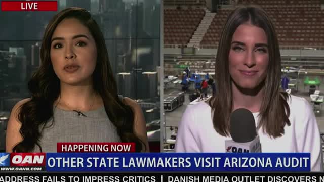 OAN Reporter Christina Bobb Announces Pennsylvania Sent Delegation to AZ Today