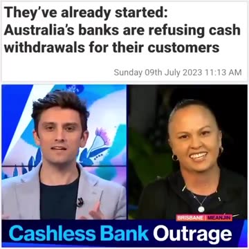 They've already started: Australia's banks are refusing cash withdrawals from their customers