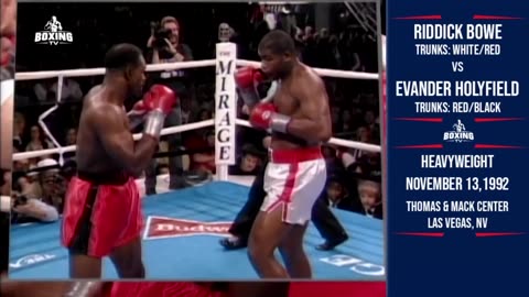 Riddick Bowe vs Evander Holyfield