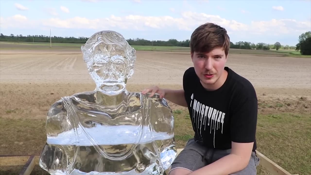 $10000 Ice Sculpture Vs Flame