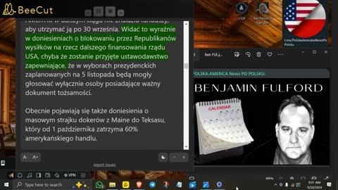 Benjamin Fulford: Raport tygodniowy z 23 września 2024 r.