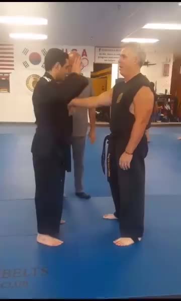 Marlon My Hapkido Student Bringing The Pain