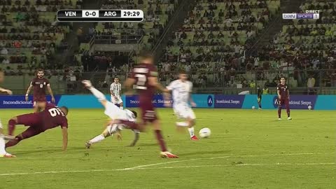 Adrian Martinez sent off for UGLY tackle on Messi
