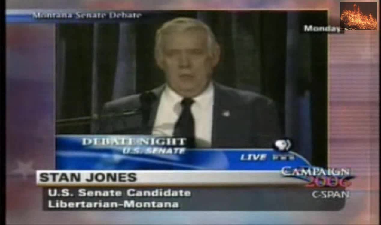 NewWorldOrder 2006 Stan Jones, Montana Senate Debate