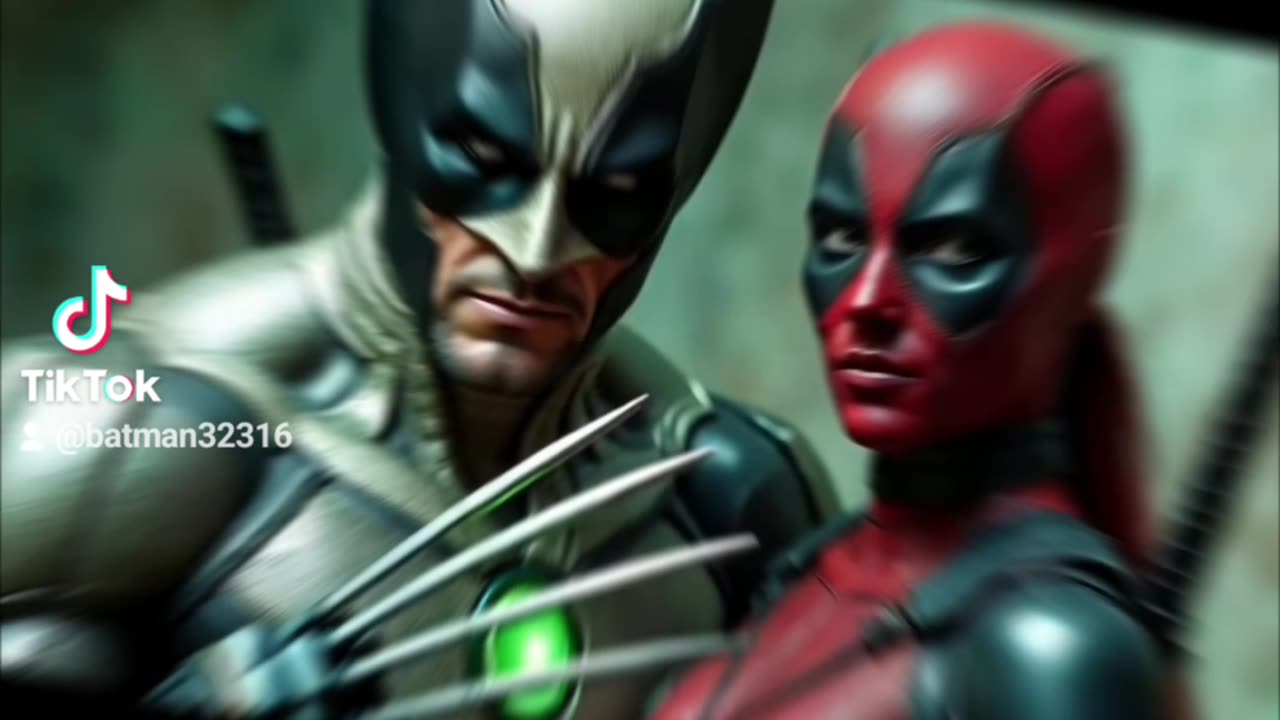 Wolverine and Lady Deadpool ai