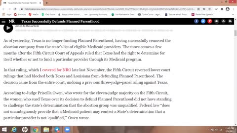 Texas Pro-Life Massive Victory - Bye Bye PP