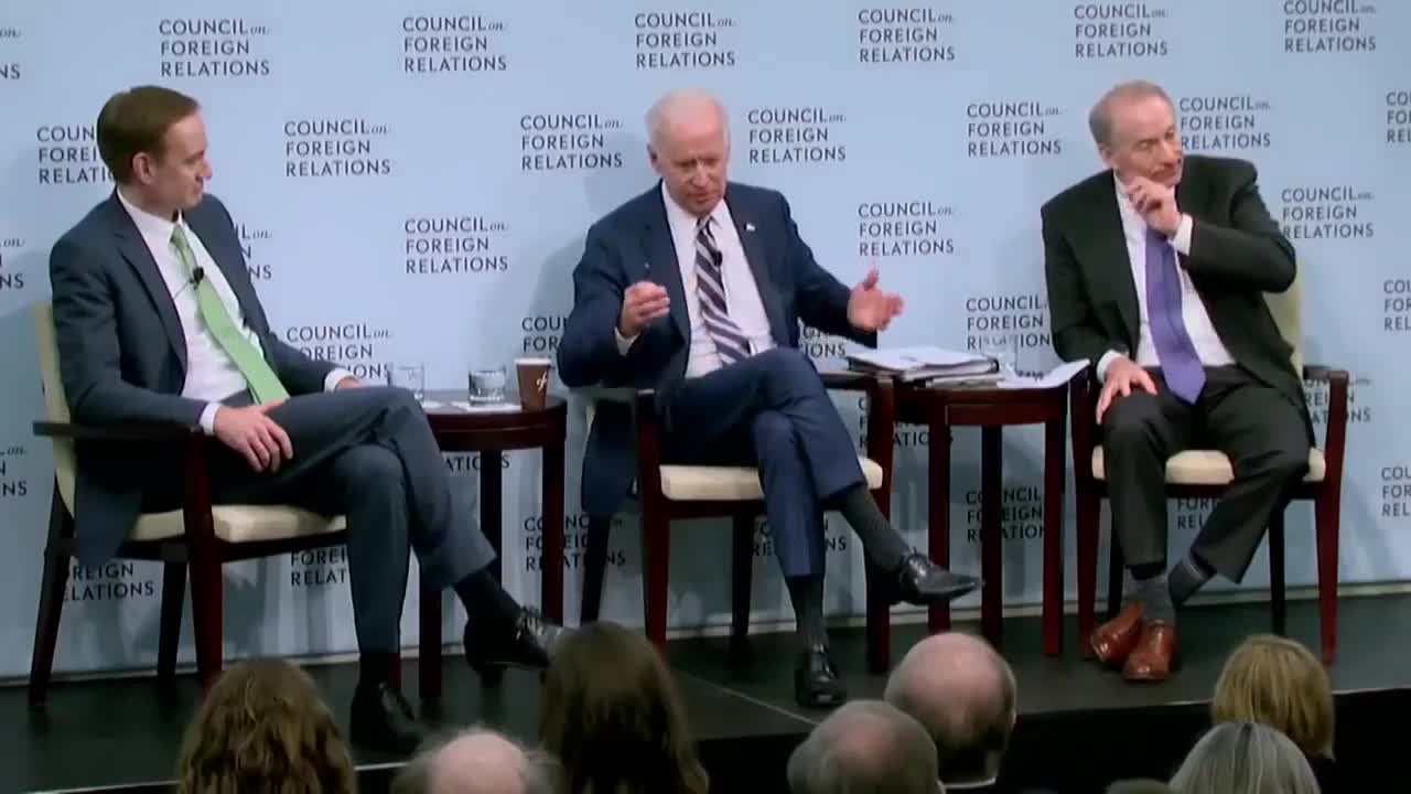 Joe Biden Brags About Withholding Ukraine Aid in Council on Foreign Relations