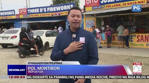 Bilihan ng paputok sa Bocaue, Bulacan, unti-unti nang dinadagsa ilang araw bago ang New Year