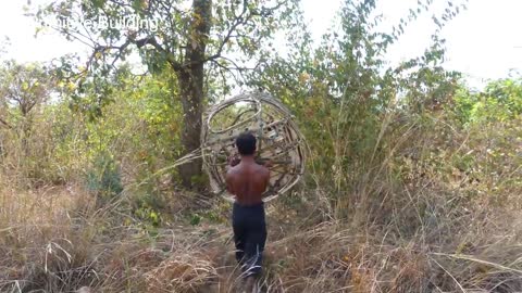 House Animal Nests Flower Grass - Primitive technology - Building Skill