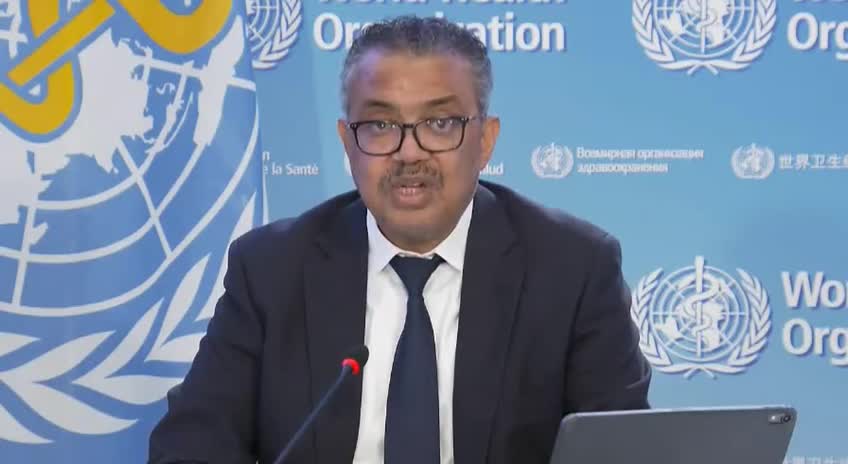 Former-Terrorist-Tedros -- Big Pharma Chief Propaganda Minister