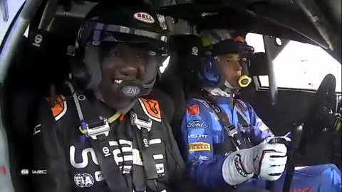 Kenyan President in a World Rally Car!