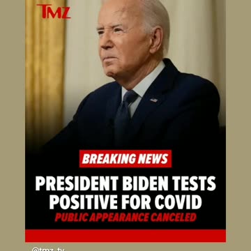 Joe biden tested positive of covid big deal trump survived a bullet what his excuse 7/18/24
