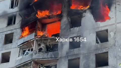 Kharkiv - consequences of another russian terrorist attack