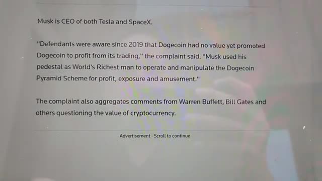 ELON MUSK SUED $258B FOR PUMPING DOGECOIN | BITCOIN AND MARKET UPDATE