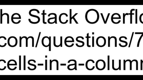 Conditional format if consective cells in a column contain certain text