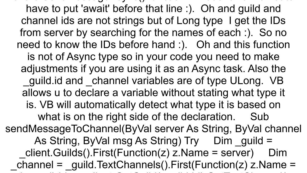 DiscordNET sending messages to one specific channel in one specific server