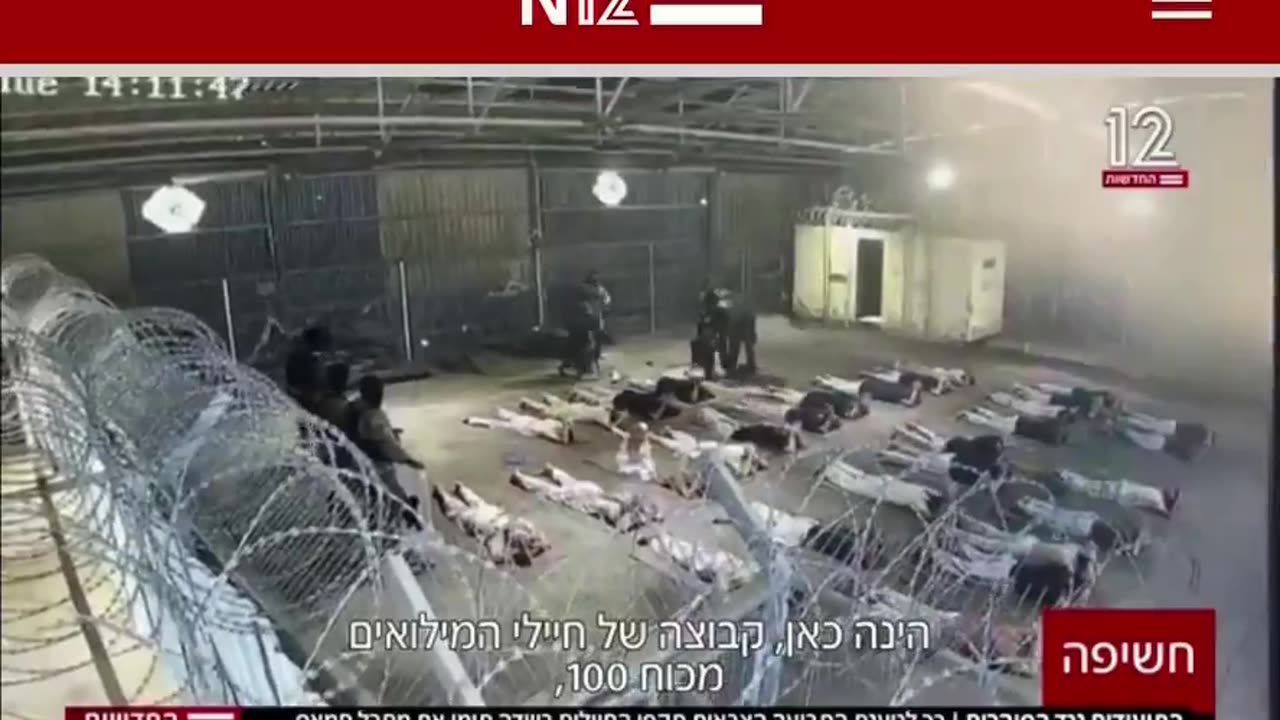 ⚡️BREAKING: FOOTAGE OF ISRAELIS RA*PING A PALESTINIAN INSIDE PRISON.