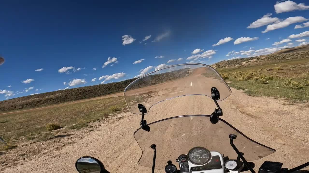 Wrong way in the middle of Wyoming