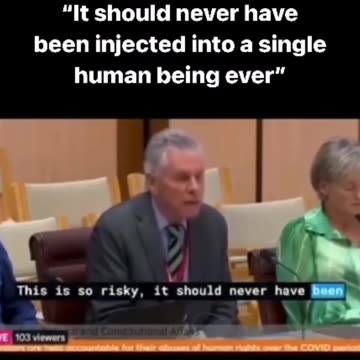 It's too late. Billions have already been...