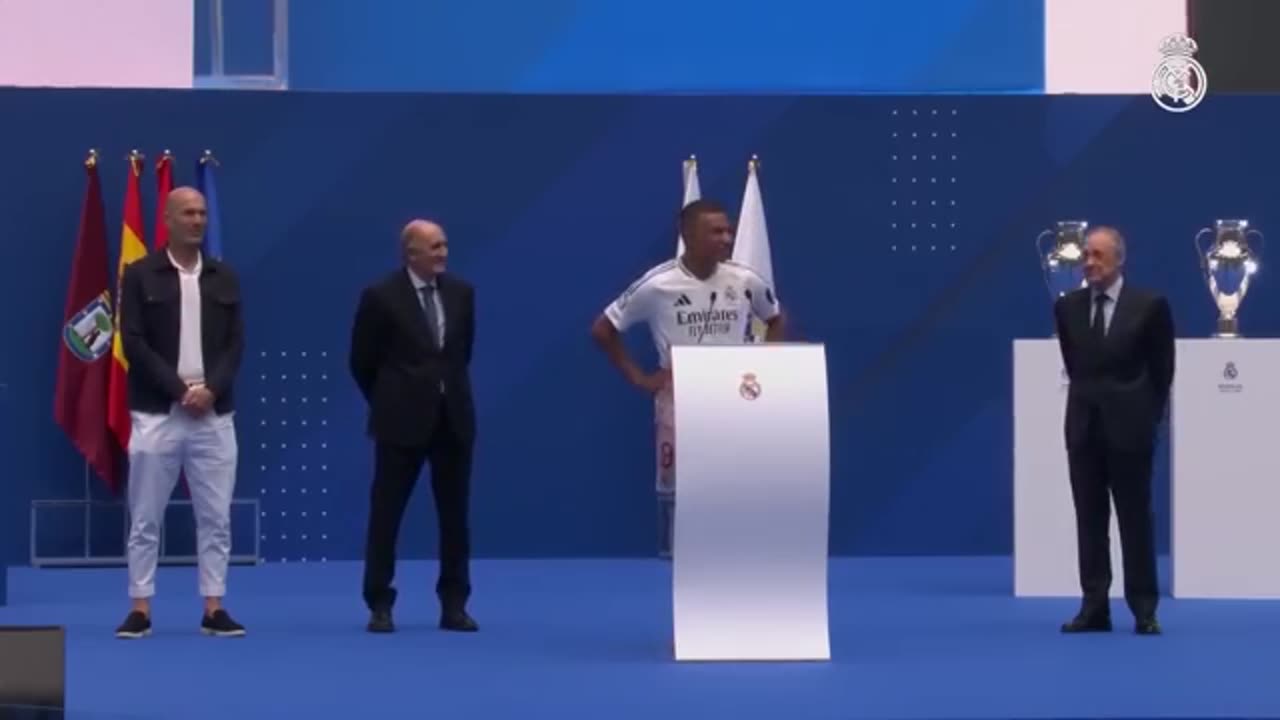 Kylian Mbappé Full Presentation at Real Madrid