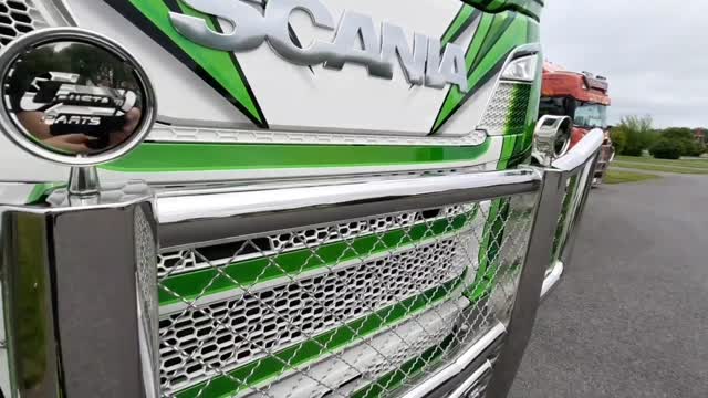 Power Truck Show 2021 - Trans Härmä Oy Scania "Visa"