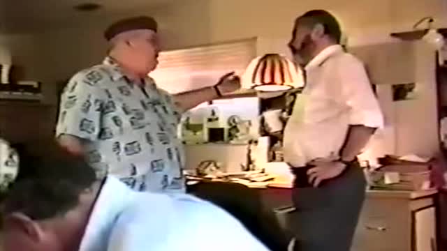 VERY RARE- Rabbi Meir Kahane_s HYD speaks with Monroe Spen in Florida, 1987