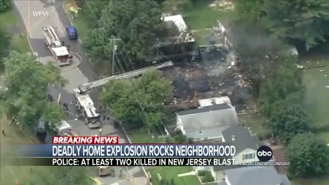 Police investigating cause of new Jersey house explosion.