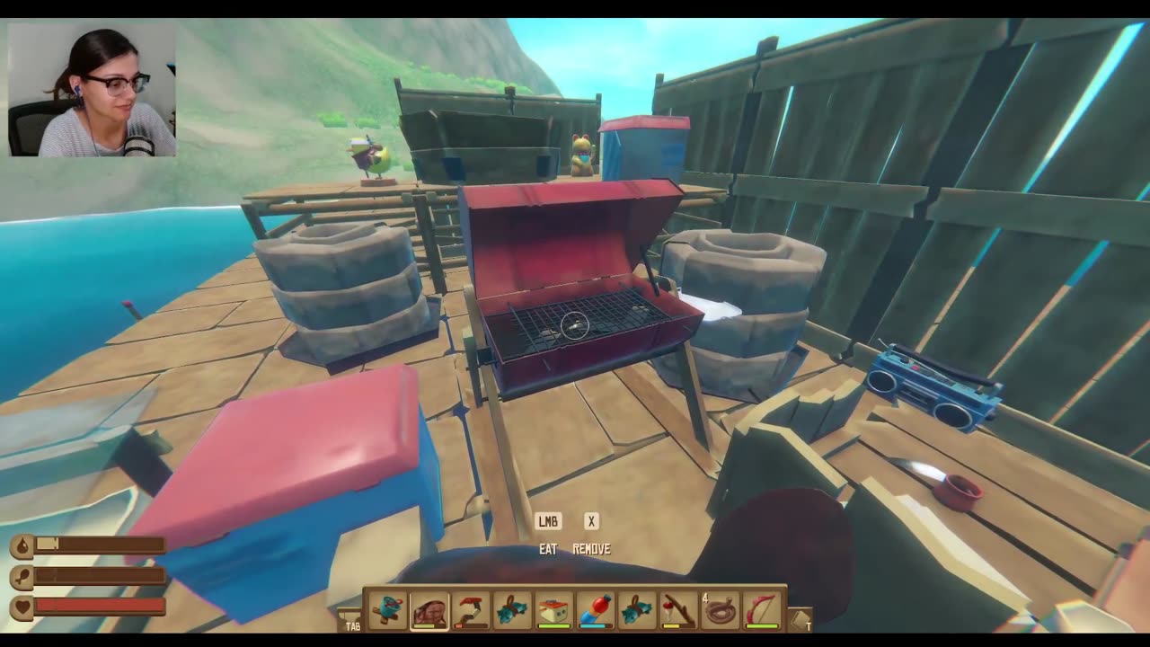 [FULL VOD] Skip Ahead 02:30 min Raft - with SporkyTheSpork