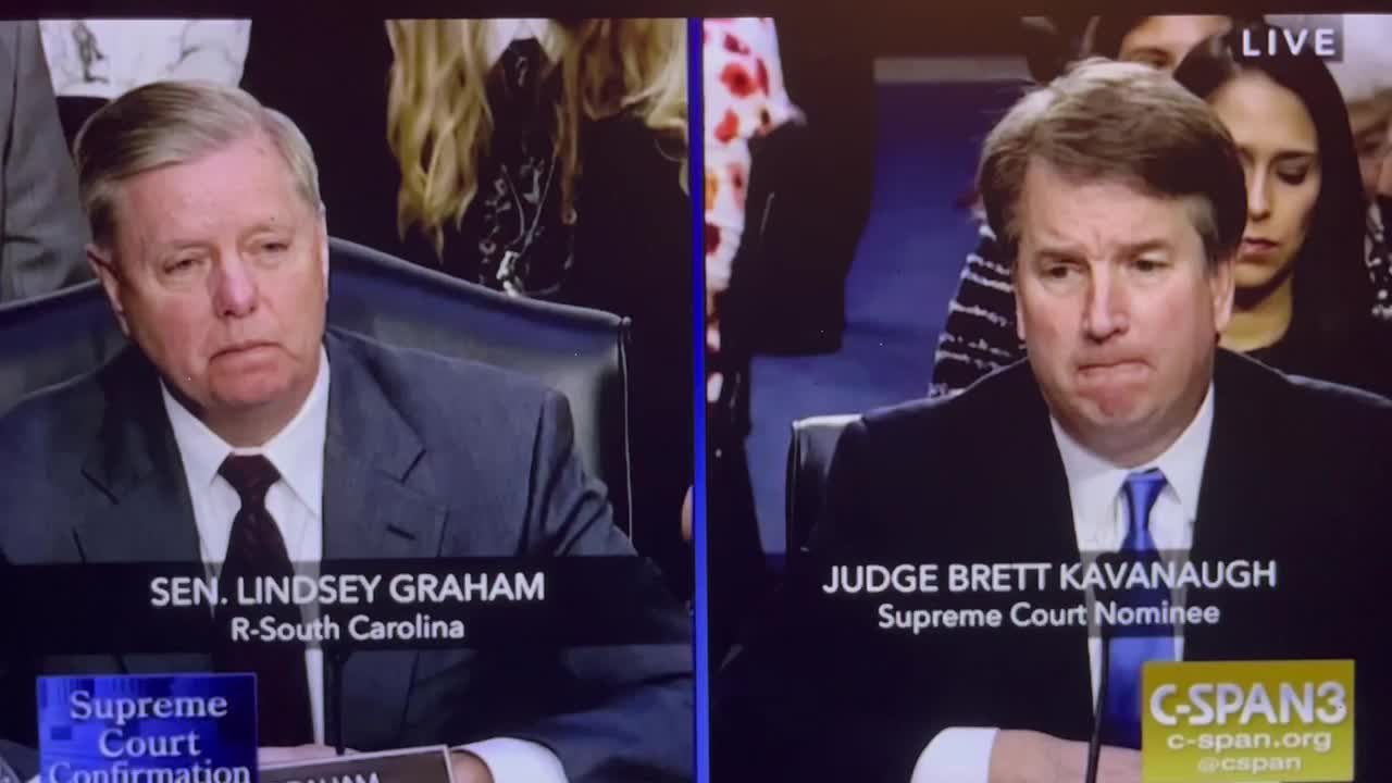 “The law of armed conflict” Sen Graham questioning Justice Kavanaugh