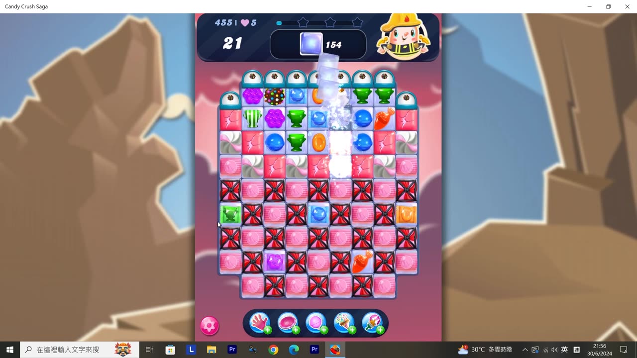 Candy Crush Saga Record (Level 455)