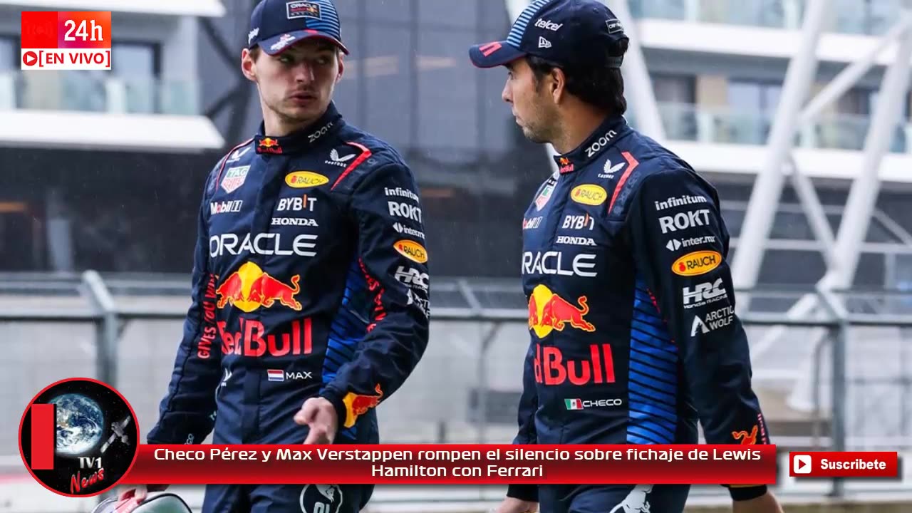 Checo Pérez y Max Verstappen rompen el silencio sobre fichaje de Lewis Hamilton con Ferrari