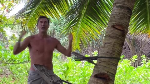 Marooned On A Deserted Island With Only Coconuts For 10 Years