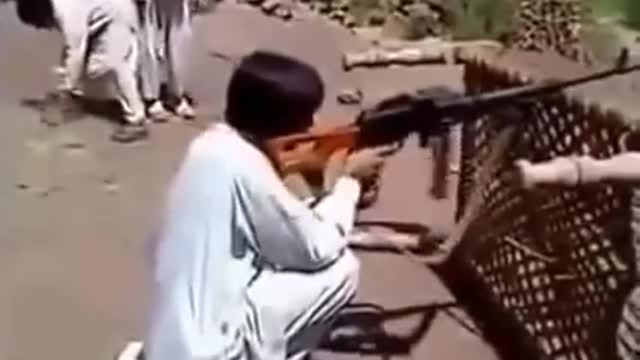 Grandpa can't handle the recoil🤣🤣