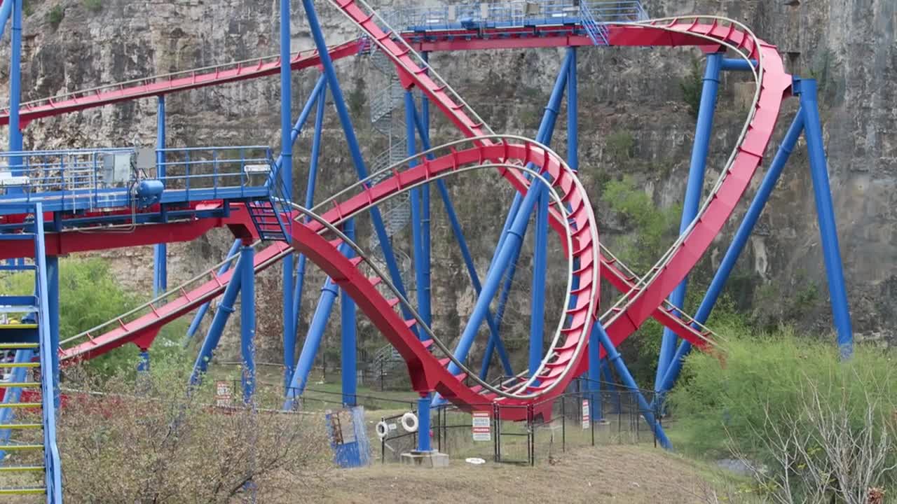 Superman Krypton Coaster Off-Ride Footage, Six Flags Fiesta Texas