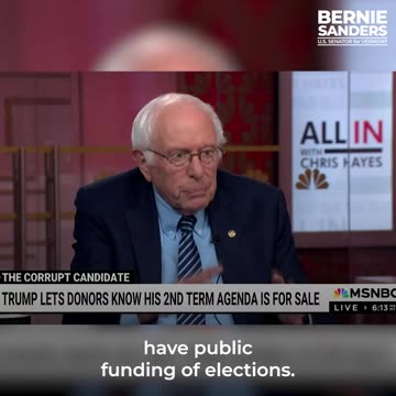 Bernie Sanders about debating ideas not about who can befriend the most billionaires