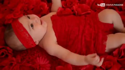 Cute baby video photo shot - laughing baby